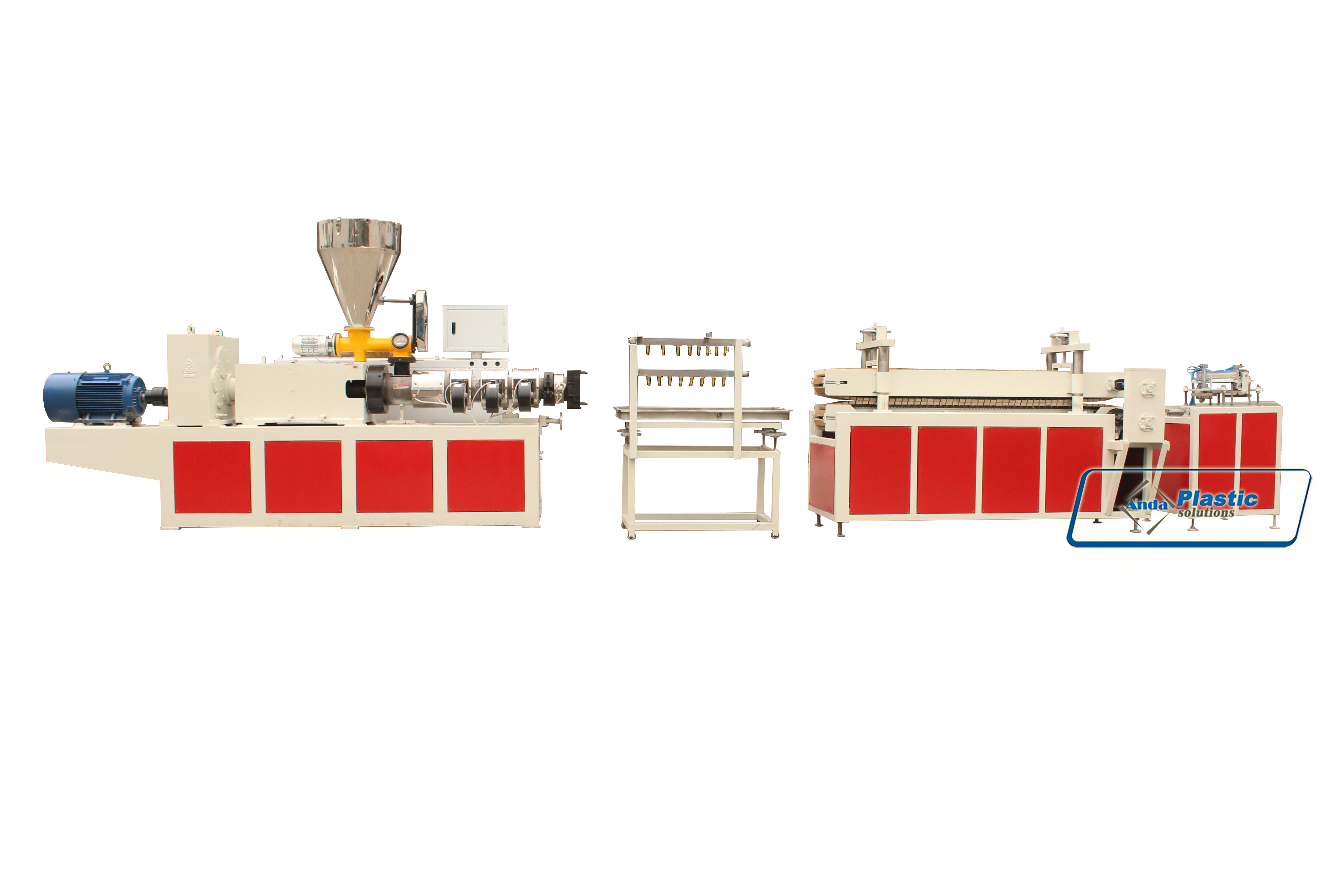 2 sets pvc ceiling making machine were delivered to Sri Lanka Anda